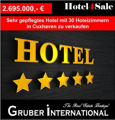 Hotel zum Kauf 2.695.000 € 30 Zimmer 1 m² Gastrofläche 1.748 m² Grundstück Cuxhaven Cuxhaven 27472