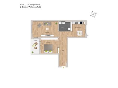 Wohnung zum Kauf Provisionsfrei 515.000 € 2 Zimmer 77 m² 1. Geschoss Geranienstraße 21 Weststadt - Südlicher Teil Karlsruhe 76185
