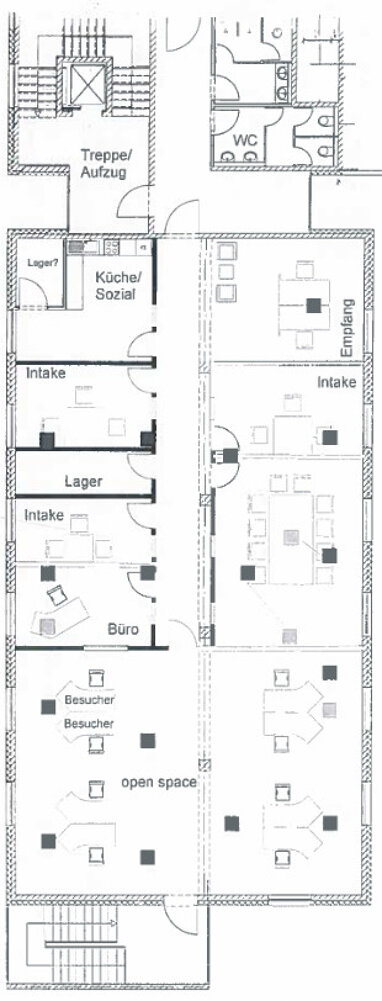 Bürofläche zur Miete 2.985 € 304 m² Bürofläche Füllengarten Saarbrücken / Burbach 66115