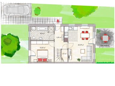 Doppelhaushälfte zum Kauf Provisionsfrei 328.300 € 4 Zimmer 94 m² 205 m² Grundstück Innenstadt Vreden 48691