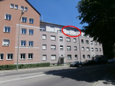 Wohnung zur Miete 590 € 2 Zimmer 58 m² 3. Geschoss Perzheimstraße 40 Rosenau- und Thelottviertel Augsburg 86150
