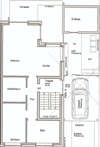 Wohnung zum Kauf 250.000 € 2 Zimmer 69,2 m² Erdgeschoss Epe Gronau 48599