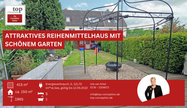 Reihenmittelhaus zum Kauf 480.000 € 5 Zimmer 150 m² 415 m² Grundstück Hitdorf Leverkusen / Hitdorf 51371