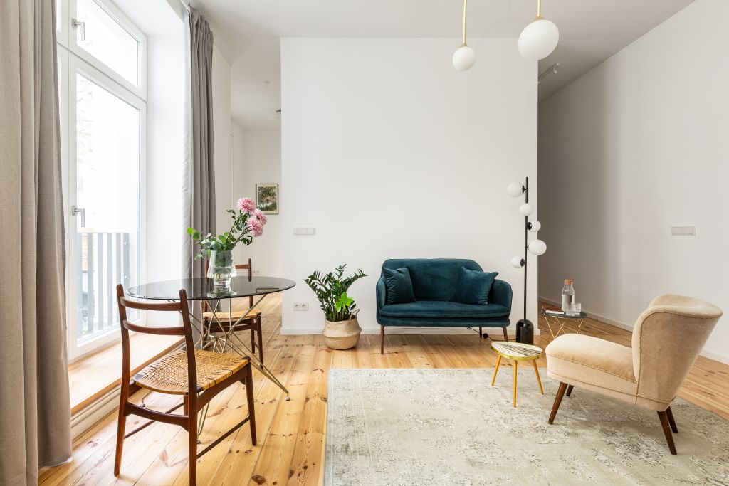 Wohnung zur Miete Wohnen auf Zeit 1.850 € 1 Zimmer 42 m²<br/>Wohnfläche 01.01.2025<br/>Verfügbarkeit Käthe-Niederkirchner-Str. Prenzlauer Berg Berlin 10407