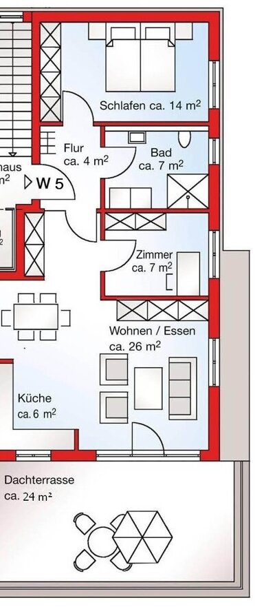 Penthouse zur Miete 880 € 3 Zimmer 78 m² Adendorf Adendorf 21365