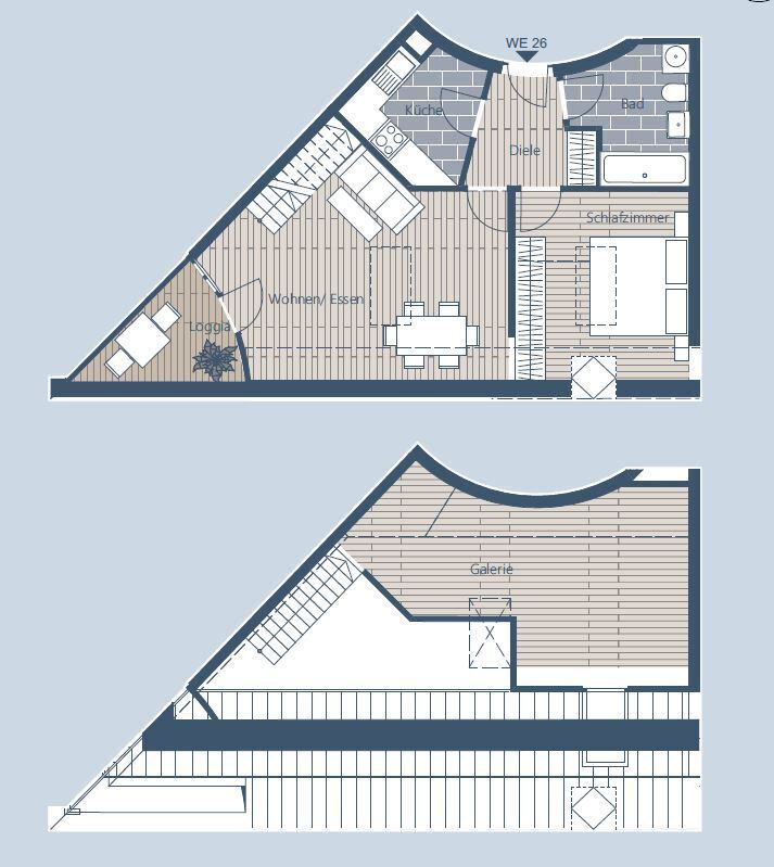 Wohnung zum Kauf provisionsfrei 237.900 € 2,5 Zimmer 72,3 m²<br/>Wohnfläche 4.<br/>Geschoss Lindenau Leipzig 04177