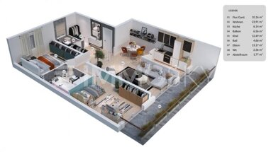 Wohnung zum Kauf 170.000 € 3 Zimmer 81 m² Kenten Bergheim 50126