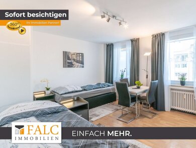 Wohnung zur Miete 1.800 € 1 Zimmer 30,8 m² 3. Geschoss Schützenbahn 15 Stadtkern Essen 45127