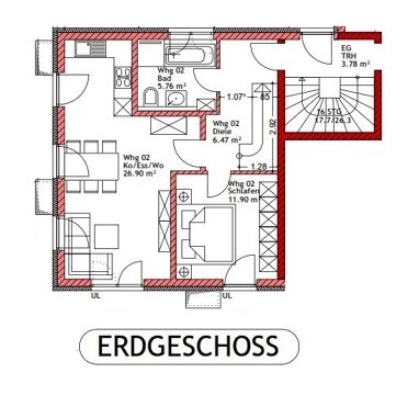 Terrassenwohnung zum Kauf 329.000 € 2 Zimmer 58,5 m² Erdgeschoss Steinbichl 4 Manching Manching 85077