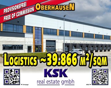 Logistikzentrum zur Miete provisionsfrei 39.866 m² Lagerfläche teilbar von 9.796 m² bis 39.866 m² Holten Oberhausen 46147