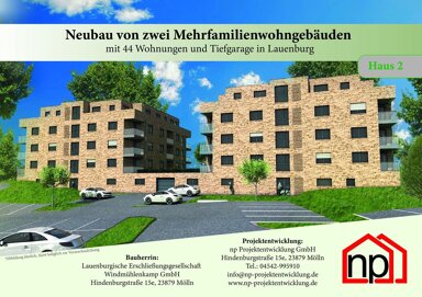 Wohnung zum Kauf provisionsfrei 227.580 € 2 Zimmer 66,4 m² 2. Geschoss frei ab 01.12.2026 Hinter der Feldstraße 7 Lauenburg an der Elbe 21481