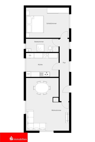 Wohnung zur Miete 460 € 2 Zimmer 65 m² Sondershausen Sondershausen 99706