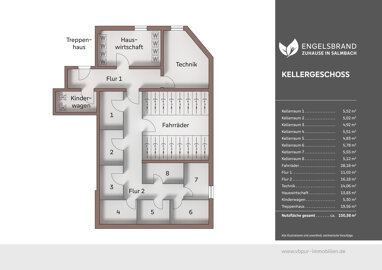 Wohnung zum Kauf Provisionsfrei 447.400 € 3 Zimmer 106,1 m² Erdgeschoss Beethovenstraße 3 Salmbach Engelsbrand / Salmbach 75331