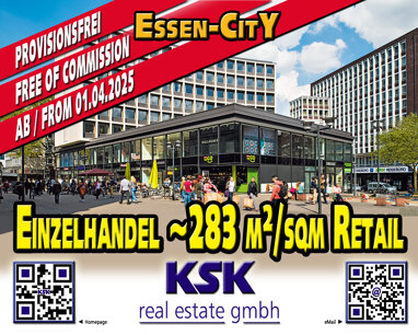 Laden zur Miete Provisionsfrei 34,53 € 283,1 m² Verkaufsfläche Stadtkern Essen 45127