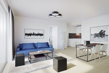 Studio zur Miete 849 € 2 Zimmer 47,7 m² 1. Geschoss frei ab sofort Scharrerstraße 5 Ludwigsfeld Nürnberg 90478