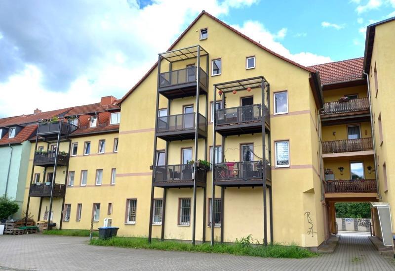 Wohnung zur Miete 260 € 1 Zimmer 35 m²<br/>Wohnfläche 2. Stock<br/>Geschoss Neustädter Straße 65 Pößneck,Stadt Pößneck 07381