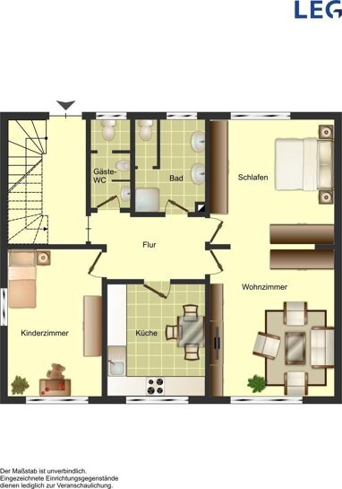 Wohnung zur Miete 509 € 3 Zimmer 72,3 m² 1. Geschoss Heinser Straße 37 Stahle Höxter 37671