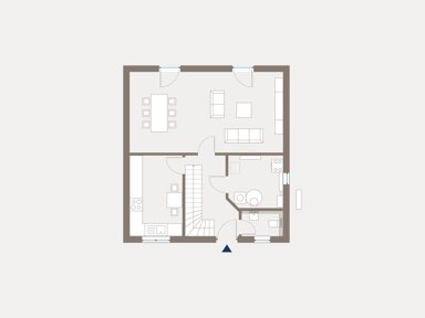 Einfamilienhaus zum Kauf provisionsfrei 361.099 € 4 Zimmer 135,3 m² 545 m² Grundstück Marktbergel Marktbergel 91613