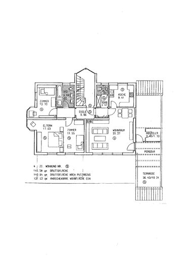 Wohnung zur Miete 800 € 3 Zimmer 121,5 m² Kapellenweg 5 Schachen Lindau (Bodensee) 88131