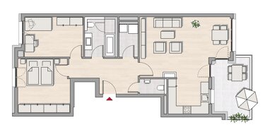 Wohnung zum Kauf Provisionsfrei 606.200 € 3 Zimmer 93,9 m² 2. Geschoss Fraunhoferstraße 12 Bad Vilbel Bad Vilbel 61118