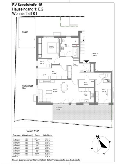 Wohnung zum Kauf 754.355 € 4 Zimmer 131,7 m² EG Nagold Nagold 72202