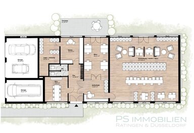 Bürofläche zur Miete 2.628 € 6 Zimmer 219 m² Bürofläche Württembergstraße 5 Hoesel Ratingen / Hösel 40883