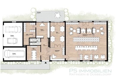 Bürofläche zur Miete 2.628 € 6 Zimmer 219 m² Bürofläche Württembergstraße 5 Hösel Ratingen / Hösel 40883