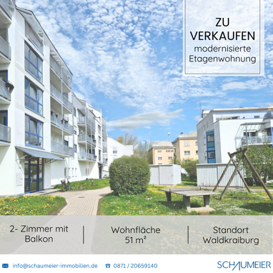 Wohnung zum Kauf 150.000 € 2 Zimmer 51 m² 3. Geschoss Kerngebiet Waldkraiburg 84478