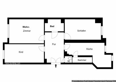Wohnung zur Miete 699 € 3 Zimmer 81 m² Großenhainer Str. 151 Pieschen-Nord (Riesaer Str.) Dresden 01129