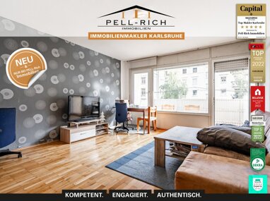 Wohnung zum Kauf 265.000 € 2 Zimmer 74,6 m² 1. Geschoss Oststadt - Südlicher Teil Karlsruhe 76131
