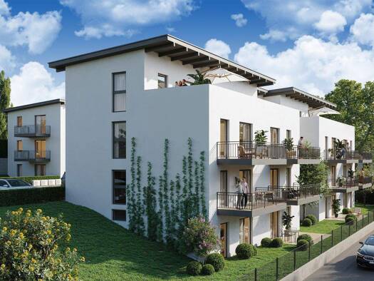 Terrassenwohnung zum Kauf - Erstbezug provisionsfrei als Kapitalanlage geeignet 409.872 € 4 Zimmer 87 m² Katzenberg 2 Landau Landau an der Isar 94405