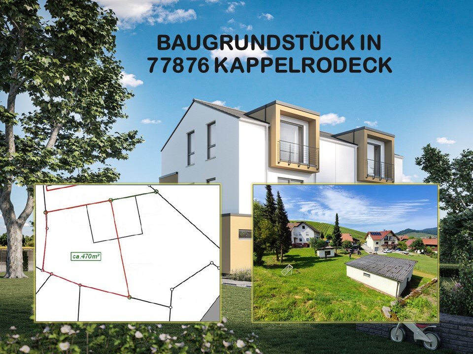 Grundstück zum Kauf Provisionsfrei 71.070 € 470 m²<br/>Grundstück Waldulm Kappelrodeck 77876