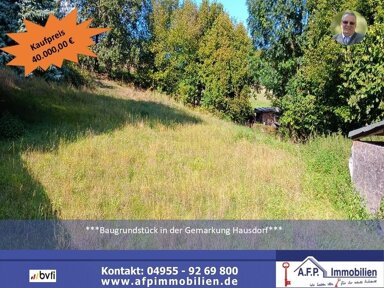 Grundstück zum Kauf 35.000 € 1.090 m² Grundstück frei ab sofort Hausdorf Frankenberg 09669