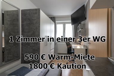 Wohnung zur Miete 440 € 1 Zimmer 15 m² Baumstr. 22 Innenstadt - Stadtviertel 022 Pforzheim 75172