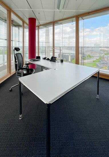 Bürofläche zur Miete Provisionsfrei 169 € 10 m² Bürofläche teilbar von 5 m² bis 10 m² Stadttor 1, 17.Etage Unterbilk Düsseldorf 40219