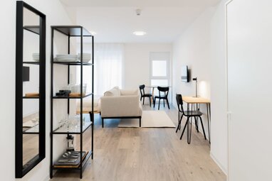 Wohnung zur Miete Wohnen auf Zeit 1.490 € 1 Zimmer 47,2 m² frei ab 16.07.2024 Ostparkstraße 45a Ostend Frankfurt am Main 60385