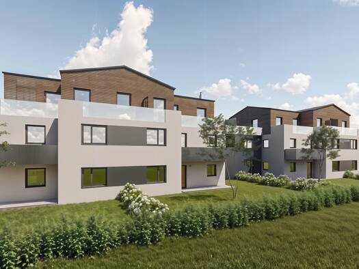 Terrassenwohnung zum Kauf - Erstbezug provisionsfrei 399.900 € 3 Zimmer 83 m² frei ab sofort Rosenhof Mintraching 93098
