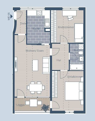 Wohnung zum Kauf provisionsfrei 245.600 € 3 Zimmer 74,6 m² 1. Geschoss Lindenau Leipzig 04177