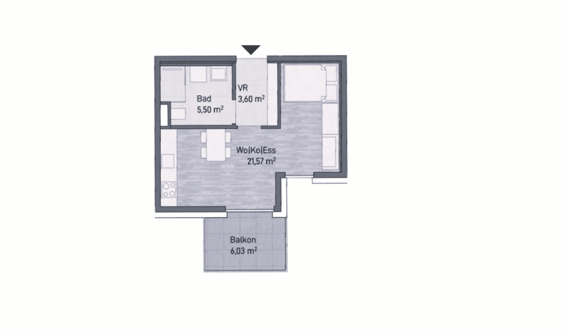 Wohnung zum Kauf provisionsfrei 182.816 € 1 Zimmer 30,7 m²<br/>Wohnfläche Sankt Leonhard Graz Jakomini 8010