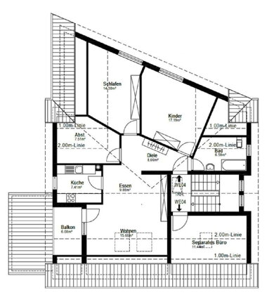 Wohnung zur Miete 900 € 4 Zimmer 100 m² frei ab 01.04.2025 Schlüchtern Schlüchtern 36381