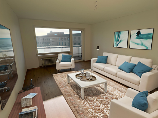 Wohnung zur Miete 709 € 4 Zimmer 92,4 m² 4. Geschoss Außer dem Beckhofstor 5 Stadtzentrum Emden 26721