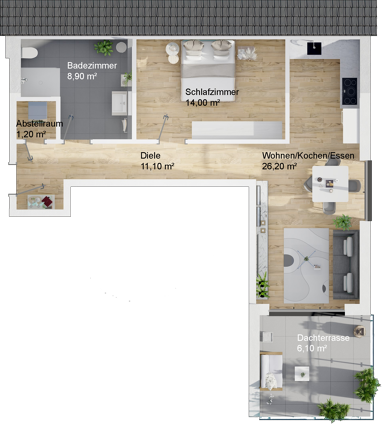 Wohnung zum Kauf Provisionsfrei 329.200 € 2 Zimmer 67,5 m² 2. Geschoss Reimelstraße 3 Ravolzhausen Neuberg 63543