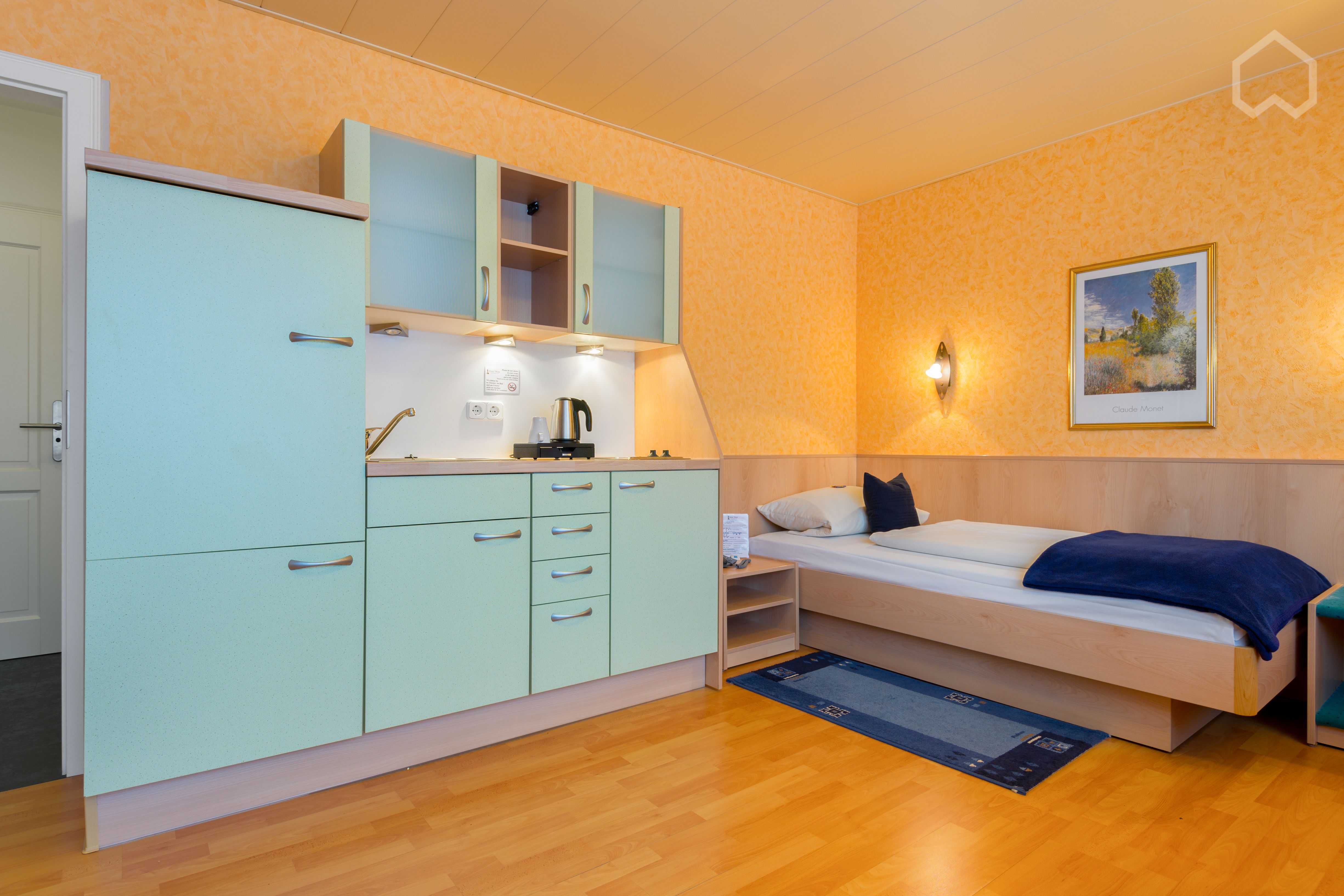 Wohnung zur Miete Wohnen auf Zeit 990 € 1 Zimmer 20 m²<br/>Wohnfläche Ab sofort<br/>Verfügbarkeit Bockenheim Frankfurt am Main 60486