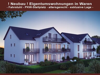 Wohnung zum Kauf Provisionsfrei 249.000 € 2 Zimmer 77 m² 2. Geschoss Bredeweg Waren Waren (Müritz) 17192