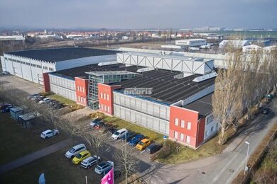 Lagerhalle zur Miete provisionsfrei 3.456,1 m² Lagerfläche teilbar ab 3.456,1 m² Gispersleben Erfurt 99091