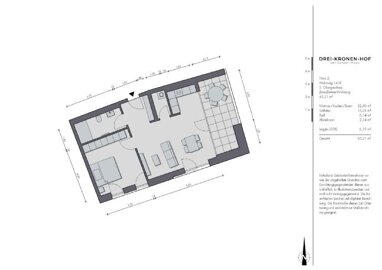 Penthouse zum Kauf Provisionsfrei 347.700 € 2 Zimmer 63,2 m² 5. Geschoss Obere Vorstadt 2 Tuttlingen Tuttlingen 78532