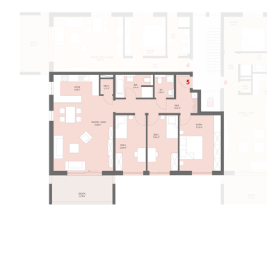 Wohnung zum Kauf provisionsfrei 586.000 € 4 Zimmer 110 m² Kanderweg Binzen 79589