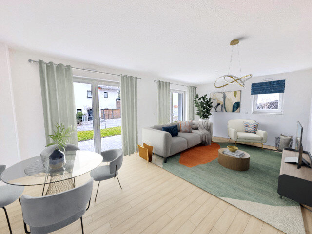 Wohnung zum Kauf 430.000 € 3 Zimmer 75,2 m²<br/>Wohnfläche Erdgeschoss<br/>Geschoss Ab sofort<br/>Verfügbarkeit Brunn Nürnberg 90475