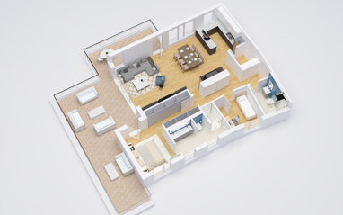 Penthouse zum Kauf 503.336,50 € 3 Zimmer 122,9 m² Ensheim Saarbrücken / Ensheim 66131