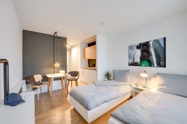 Wohnung zur Miete Wohnen auf Zeit 1.326 € 1 Zimmer 25 m² frei ab sofort Treskowallee Karlshorst Berlin 10318